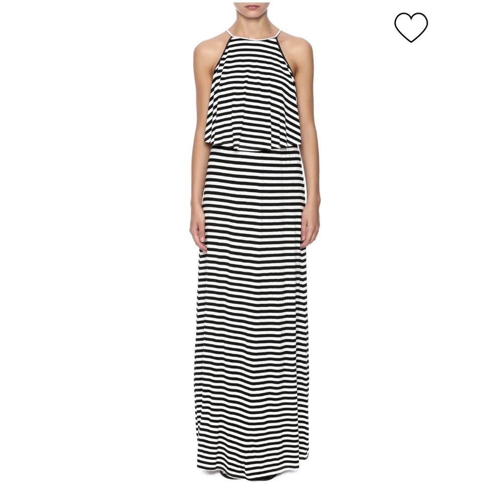 NWT She + Sky Stiped Maxi Dress